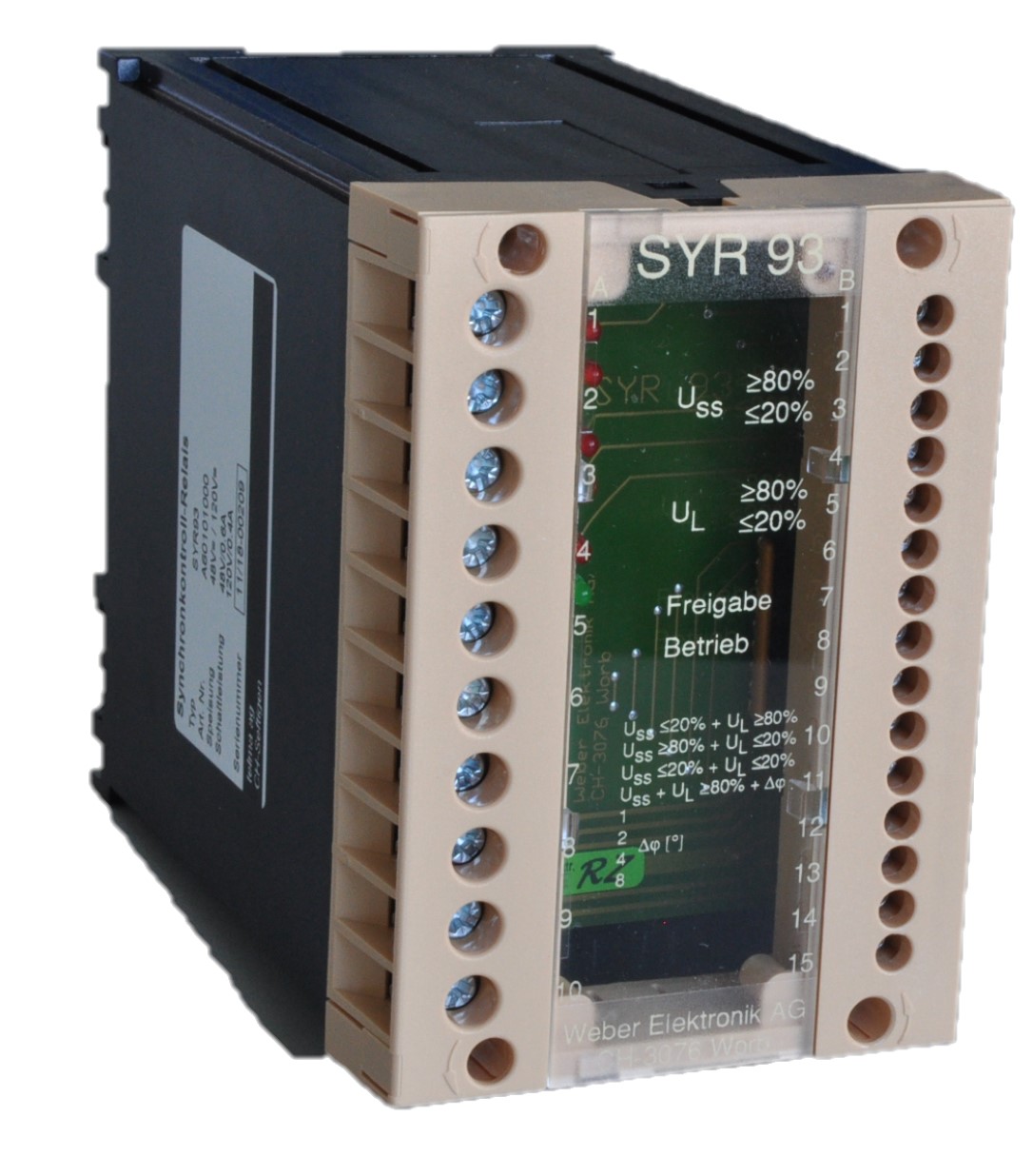 Synchronkontrollrelais SYR93